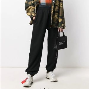 ADIDAS UNISEX BLACK TRACKSUIT PANTS